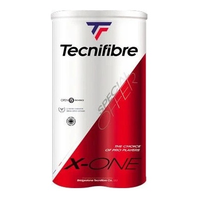 TECNIFIBRE X-ONE BIPACK 2 x 4 PCS