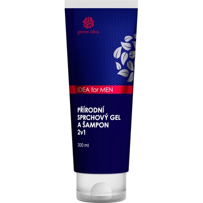 Green idea IDEA for MEN Přírodní sprchový gel a šampon 2v1 200 ml