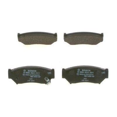BOSCH Sada brzdových platničiek 0 986 424 251