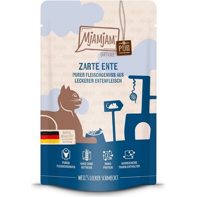 MjAMjAM Quetschie ryzí požitek z masa čistá jemná kachna 48 x 125 g