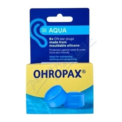 Ohropax AQUA silicon zátky do uší 6 ks