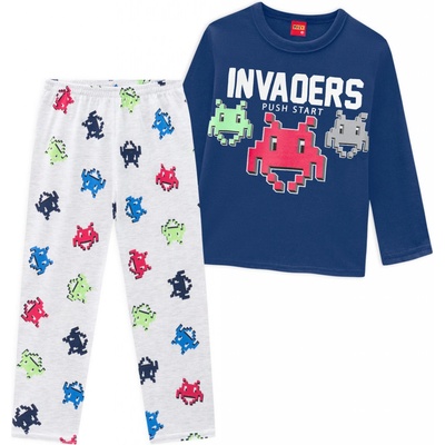 Kyly Invaders dětské pyžamo modrá
