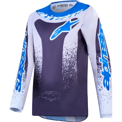 Alpinestars Fluid Drag Youth tmavá sivá/svetlá sivá/modrá