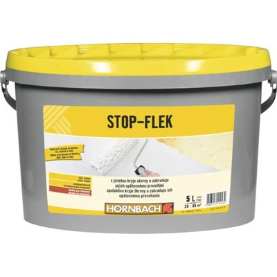 Hornbach Biela farba na stenu Stop-Flek izolačný náter 5 l