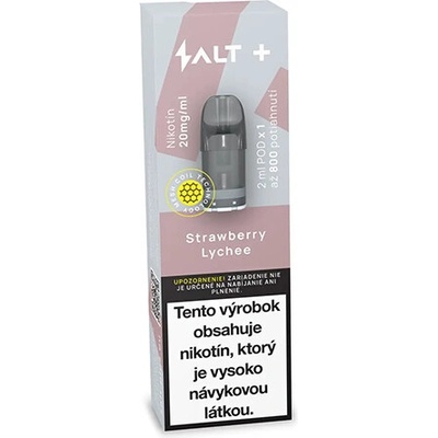 SALT+ cartridge Strawberry Lychee 20 mg 1 ks