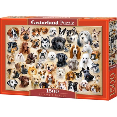 Castorland Psí koláž 1500 dílků