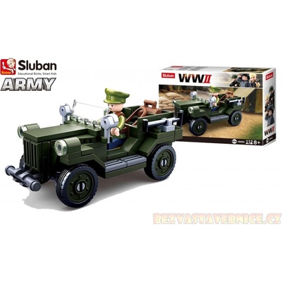 Sluban B0682 Sovětský vůz GAZ 67 – Zboží Dáma