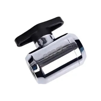 Alphacool Сферичен кран Alphacool, Вътрешна резба G1/4, Хром (AC-68144)
