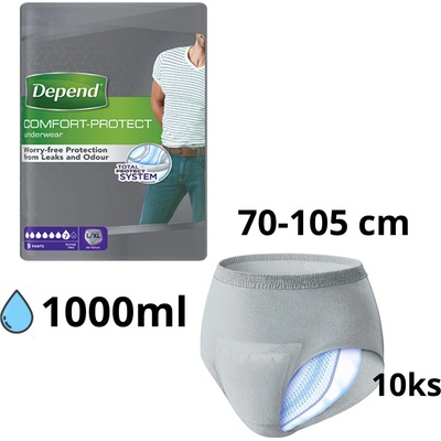 Depend Normal pre mužov S/M 10 ks