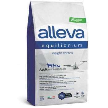 Diusapet ALLEVA® Equilibrium Weight Control MINI-MEDIUM - пълноценна храна за пораснали кучета над една година, от мини и средни породи с пилешко месо и риба, подходяща за контрол на теглото, Италия - 12 кг P60130