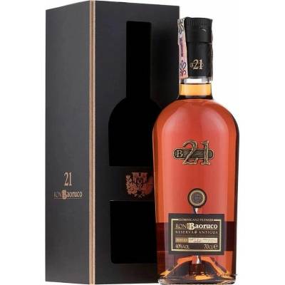 Ron Baoruco Reserva Antigua 21y 40% 0,7 l (holá láhev)