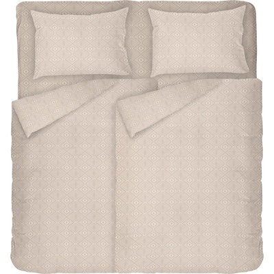 Dilios Двоен спален комплект КАФЕ 2 с два плика 100% памук