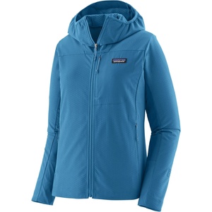 Patagonia Дамско софтшел яке Patagonia Women's R1 Crossstrata Hoody Softshell jacket - Aquatic Blue (103-2877-0112)