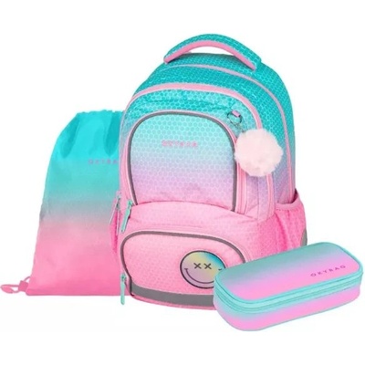 KARTON P+P Комплект ученически раници Oxy Next Ombre Pink - 3 части (6-75226)