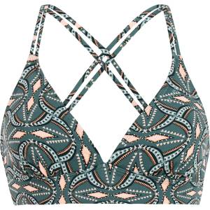 Protest Дамско бикини горнище Protest Women's MIXRelax Triangle Bikini Top - Laurel Green - размер 44 (EU) (150-6526-0116)