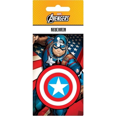 Prívesok na kľúče Captain America Shield 3D
