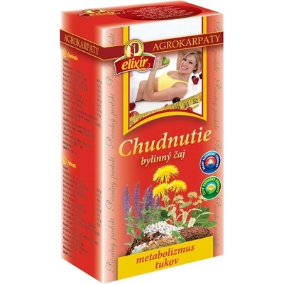 Agrokarpaty NA CHUDNUTIE bylinný čaj 20 x 2 g