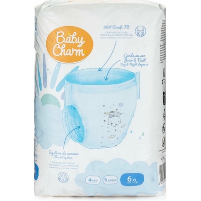 Baby Charm super dry pants 6 extra large 15+ kg - 18 ks
