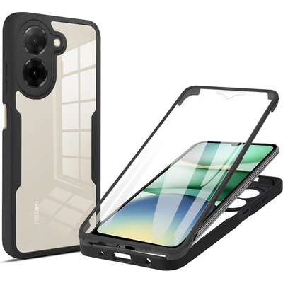 Techsuit Калъф за Xiaomi>Xiaomi Redmi Серия>Redmi A5 4G (стандартен) - Techsuit - ColorVerse 360 Series + Screen Protector - Черен