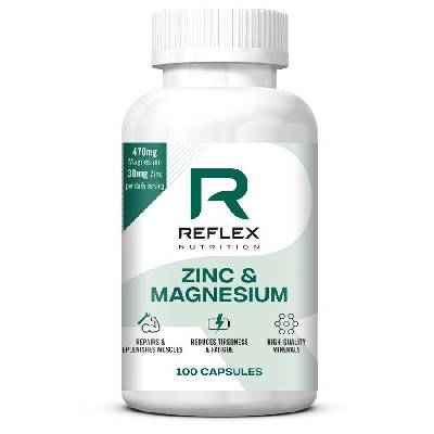 Reflex Nutrition Zinc & Magnesium, 100 kapsúl