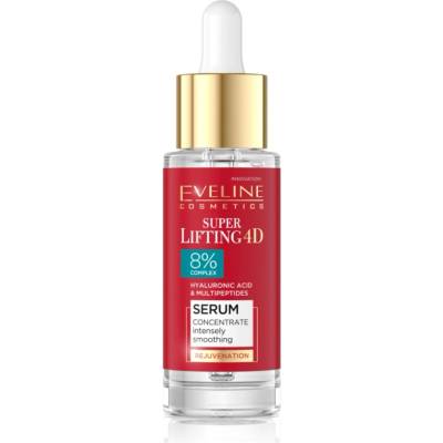 Eveline Cosmetics Super Lifting 4D 8% complex изглаждащ серум 30ml