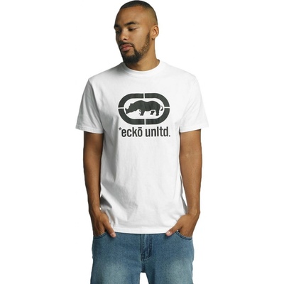 Ecko Unltd. tričko pánske John Rhino T-Shirt white black