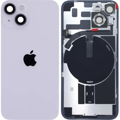 Zadné sklo s MagSafe magnetom, NFC a Flex káblom svietidla iPhone 14 – fialové – Genuine OEM IPH2434