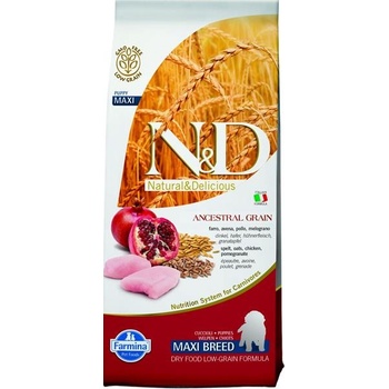N&D Ancestral Grain Low Grain Dog Puppy Maxi Chicken & Pomegranate 2,5 kg