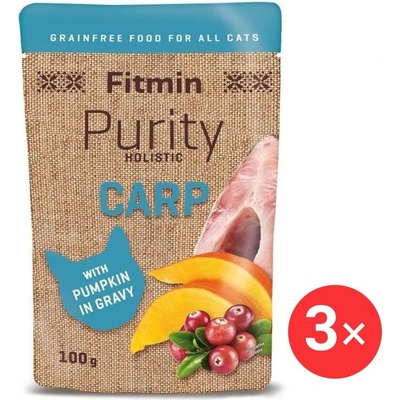Fitmin Purity kapor s tekvicou 3 x 100 g