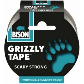 Bison Grizzly Tape lepiaca páska opravná 50 mm x 10 m strieborná
