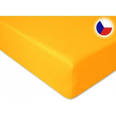 Brotex Jersey prostěradlo sytě žluté 220x200