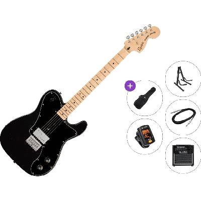 Squier Paranormal Esquire Deluxe Premium SET Metallic Black Електрическа китара