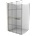 Mexen Kioto+ L душ панел с рафт Walk-in 100 x 200 cm, черна решетка, златна - 800-100-123-50-77 (800-100-123-50-77)