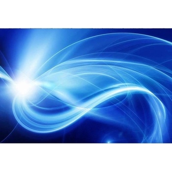 DIMEX ART s. r. o Флизелинов фототапет синьо абстрактно 375 x 250 см