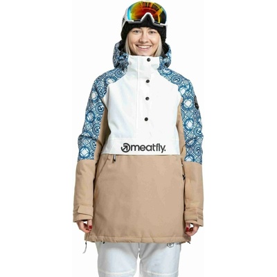 Meatfly дамска SNB & SKI якета Aiko Mosaic / Latte Meatfly | Byal | ЖЕНИ | XS