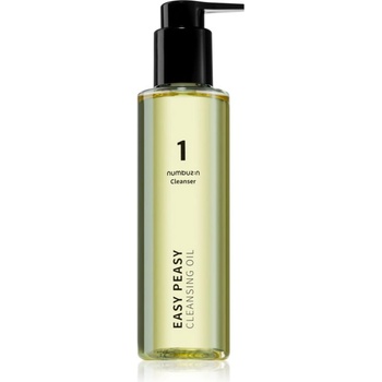 numbuzin No. 1 Easy Peasy Cleansing Oil почистващо и премахващо грима масло за хидратиране на кожата и минимизиране на порите 200ml