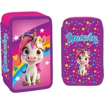 S-Cool Несесер с пособия S. Cool - Unicorn, 3 ципа, 38 части (SC2920)