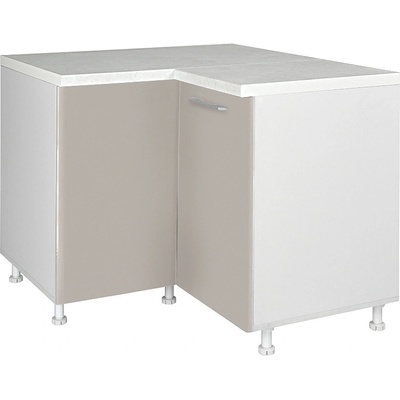 Matis Кухненски шкаф ъглов долен in mdf du 2k кашмир гланц