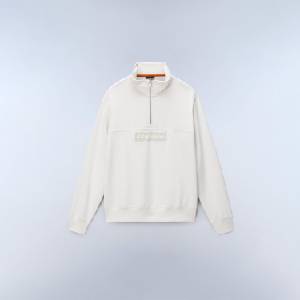 Napapijri Napa Box 1/4 Zip Mens - White