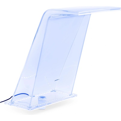 UNIPRODO Душ за пренапрежение - 45 cm - LED осветление - Синьо/бяло UNI_WATER_36 (UNI_WATER_36)