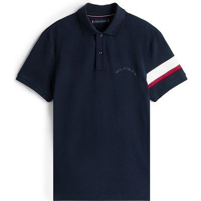 Tommy Hilfiger Блуза с яка Tommy Hilfiger Men's Tape Detail Short Sleeve Polo Shirt - Desert Sky DW5