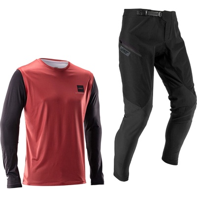 Leatt MTB Gravity 1.0 detský set dusty red