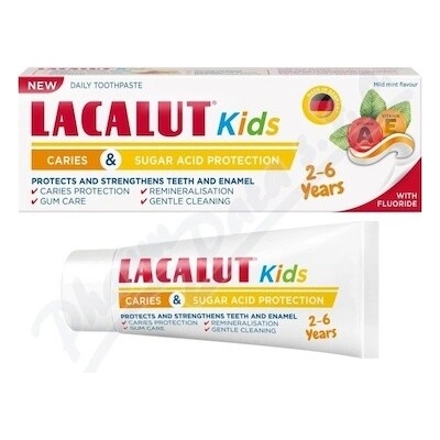 Lacalut Kids 2-6 let 55 ml