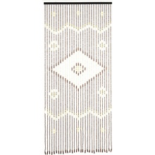 Bambusový záves do dverí v prírodnej farbe 90x200 cm Rhombus – Maximex