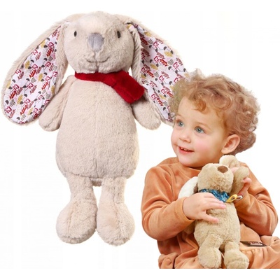 BabyOno plyšová hrající hračka Rabbit Milly krémová
