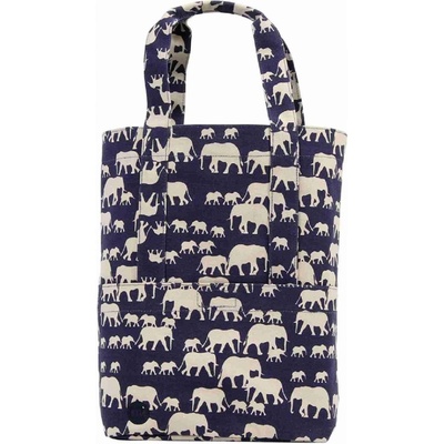 Mi-Pac Tote Elephants blue