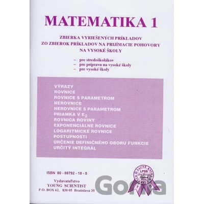 Matematika 1 Zdeněk Miler
