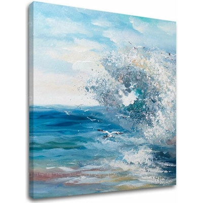 Obraz na plátne MORSKÉ VLNY - 50x50 cm