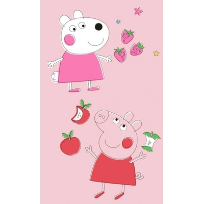 Carbotex Detský uterák Prasiatko Pepina a Ovečka Zuzka 30 x 50 cm