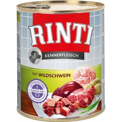 RINTI Kennerfleisch Adult - консерва за кучета с диво прасе - 800 гр - Германия